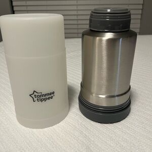 Tommee Tippee Stainless Steel Food Storage Container - Gray